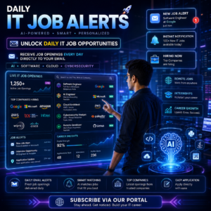 Daily Tech Job Alerts in India - 30 days
